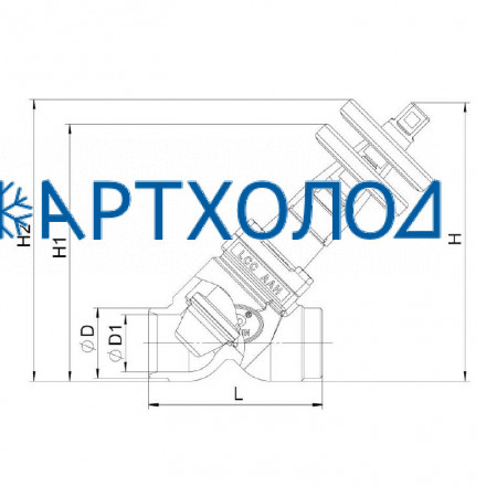 Ручной регулирующий клапан TVD-S DN32 прямоточный (Комплектация с защитным алюминиевым колпачком) Dofun Ручной регулирующий клапан TVD-S DN32 прямоточный (Комплектация с защитным алюминиевым колпачком) Dofun