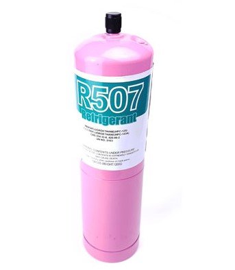 Хладагент фреон (хладон) R507A с клапаном 1200 грамм (800 грамм) Хладагент фреон (хладон) R507A с клапаном 1200 грамм (800 грамм)