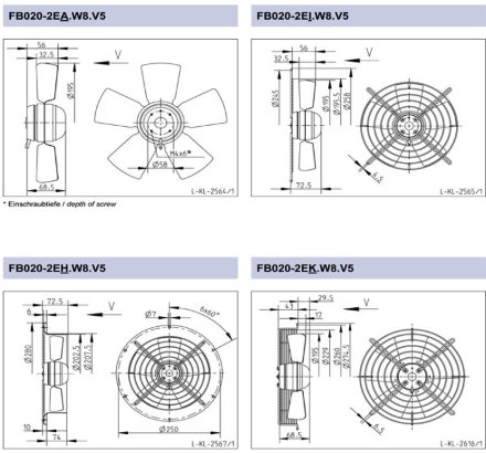 Вентилятор осевой ZIEHL-ABEGG FB030-2ED.WD.A5 Ziehl-Abegg Вентилятор осевой ZIEHL-ABEGG FB030-2ED.WD.A5 Ziehl-Abegg