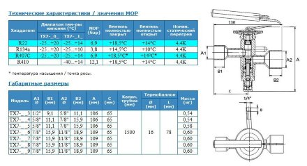 Терморегулирующий вентиль TX7-M07 Alco Controls Терморегулирующий вентиль TX7-M07 Alco Controls