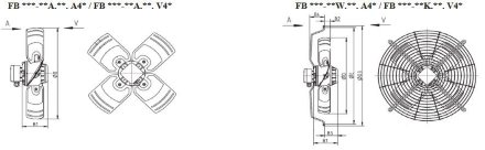 Вентилятор осевой ZIEHL-ABEGG FB035-4EK.2C.V4P Ziehl-Abegg Вентилятор осевой ZIEHL-ABEGG FB035-4EK.2C.V4P Ziehl-Abegg