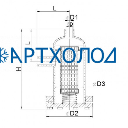 Картриджный фильтр CFVD DN50 Dofun Картриджный фильтр CFVD DN50 Dofun