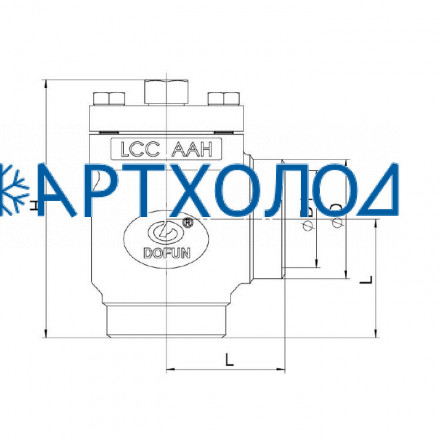 Сетчатый фильтр FVD-HA DN20 63 бар, угловой Dofun Сетчатый фильтр FVD-HA DN20 63 бар, угловой Dofun