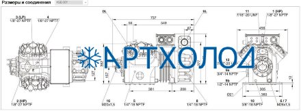 Компрессор 4GE-30Y (LBP/MBP/HBP) Ecoline Bitzer Компрессор 4GE-30Y (LBP/MBP/HBP) Ecoline Bitzer